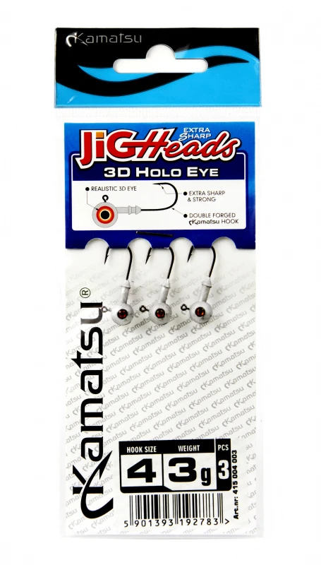 Kamatsu Jighead 3D Holo Red Eye (3pcs) 5 Kamatsu Jighead 3D Holo Red Eye (3pcs) – Bild 3