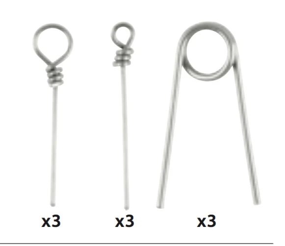 Spro Softbait Pin Assortiment 3 Spro Softbait Pin Assortiment