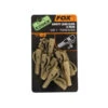 Fox Edges Size 7 Lead Clip + Pegs Trans Khaki -Fanggerätelager CAC477 1