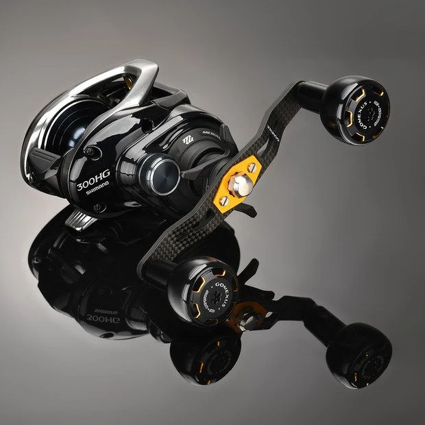 Gomexus 105mm Carbon Swept Handle With 30mm Aluminium Knob 4 Gomexus 105mm Carbon Swept Handle With 30mm Aluminium Knob – Bild 2