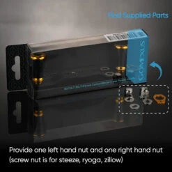 Gomexus 95mm Carbon Swept Handle With 20mm Aluminium Knob -Fanggerätelager DCS95A20BKGDr 6