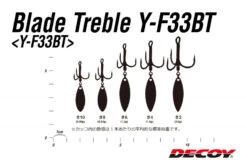 Decoy Blade Treble Y-F33BT -Fanggerätelager DYF33BT2r 3