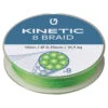 Kinetic 8 Braid 150m Fluo Green -Fanggerätelager F500 023r 1