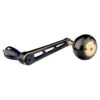 Gomexus 90mm Aluminium Power Handle With 45mm Titanium Knob - Black & Gold -Fanggerätelager LYS90TB45BKGD 1
