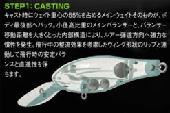 Megabass Deep-X 300 9 Megabass Deep-X 300 -Fanggerätelager MB 00000001699r 3