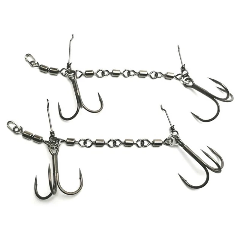 Pikecraft 4 Swivel Stinger Rig 18-25cm (2pcs) - BKK 2/0 3 Pikecraft 4 Swivel Stinger Rig 18-25cm (2pcs) - BKK 2/0