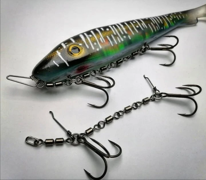 Pikecraft 4 Swivel Stinger Rig 18-25cm (2pcs) - BKK 2/0 4 Pikecraft 4 Swivel Stinger Rig 18-25cm (2pcs) - BKK 2/0 – Bild 2