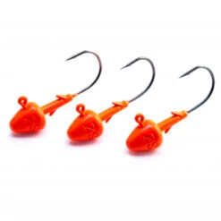 SvartZonker Jig Head Short 4/0 Fluo Orange 3-pack